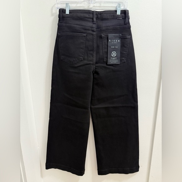 Risen Black Wide Leg Jeans - Picture 2 of 2